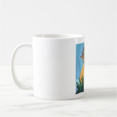 Giraffe Mama und Baby Kaffeetasse (Links)