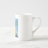 Giraffe Mama und Baby Porzellantasse (Rechts)