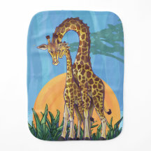 Giraffe Mama und Baby