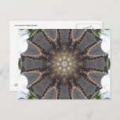 Giraffe Mandala Postkarte (Vorne/Hinten)