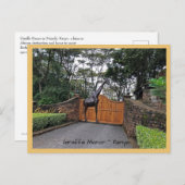 Giraffe Manor in Kenia Postkarte (Vorne/Hinten)