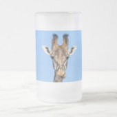 Giraffe Mattglas Bierglas (Mittel)