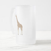Giraffe Mattglas Bierglas (Vorderseite Links)