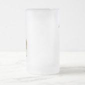 Giraffe Mattglas Bierglas (Mittel)