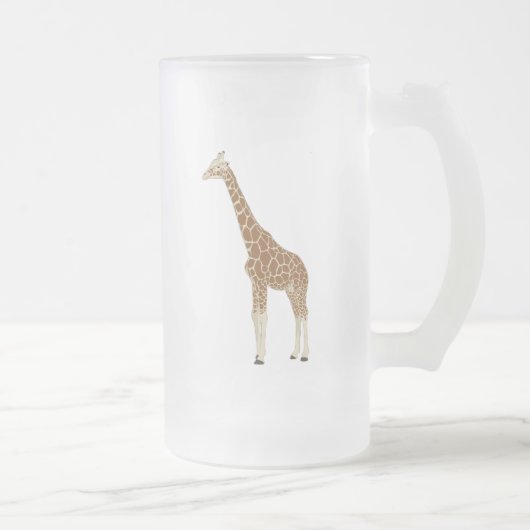 Giraffe Mattglas Bierglas (Rechts)