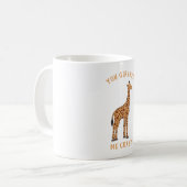 Giraffe Me Crazy Funny Zoo Safari Tierpuff Kaffeetasse (Vorderseite Links)