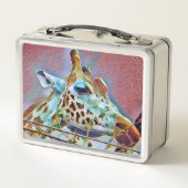 GIRAFFE METALL BROTDOSE (Rückseite)