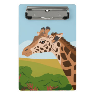 Giraffe Mini Klemmbrett