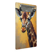 Giraffe Mini Klemmbrett (Schrägansicht)