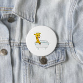 Giraffe mit Badewanne mit Schaumstoff Button (Beispiel)