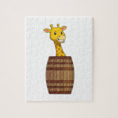 Giraffe mit Barrel Puzzle (Vertikal)