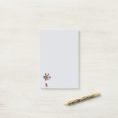 Giraffe mit Brille blasen Kaugummi Post-it Klebezettel (Auf Schreibtisch)