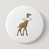 Giraffe mit Cloud Button (Vorderseite)