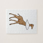 Giraffe mit Cloud Puzzle (Horizontal)