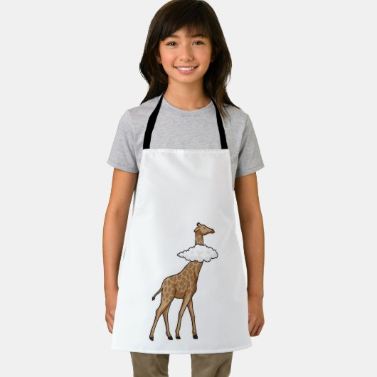 Giraffe mit Cloud Schürze (Insitu)