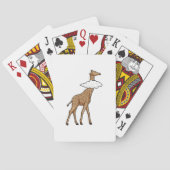 Giraffe mit Cloud Spielkarten (Rückseite)
