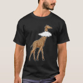Giraffe mit Cloud T-Shirt (Vorderseite)