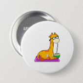 Giraffe mit Coconut Button (Vorne & Hinten)
