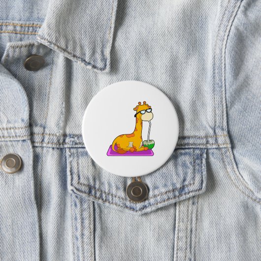 Giraffe mit Coconut Button (Beispiel)