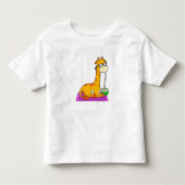 Giraffe mit Coconut Kleinkind T-shirt (Vorderseite)