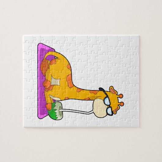 Giraffe mit Coconut Puzzle (Horizontal)