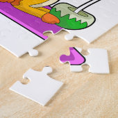 Giraffe mit Coconut Puzzle (Seite)