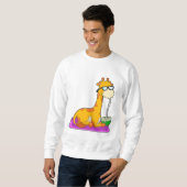 Giraffe mit Coconut Sweatshirt (Vorne ganz)
