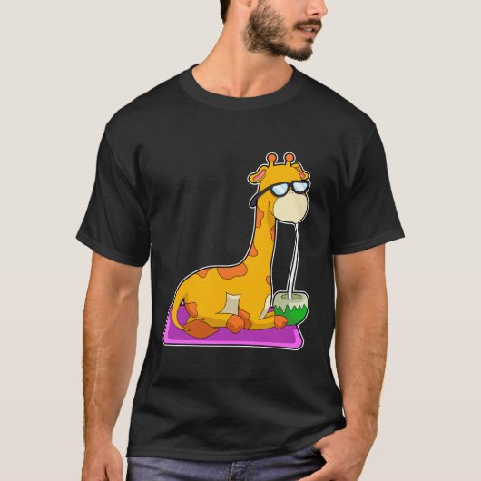 Giraffe mit Coconut T-Shirt (Vorderseite)