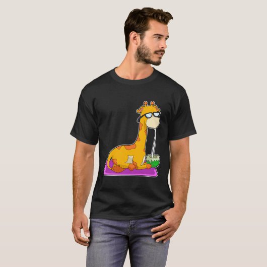 Giraffe mit Coconut T-Shirt (Vorne ganz)