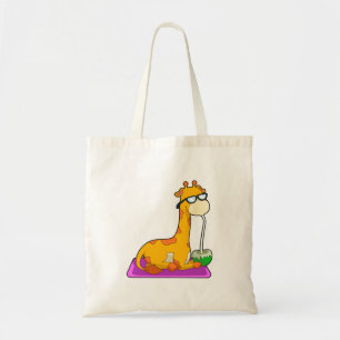 Giraffe mit Coconut Tragetasche