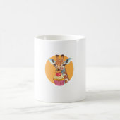 Giraffe mit Cupcake Kaffeetasse (Mittel)
