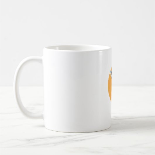 Giraffe mit Cupcake Kaffeetasse (Links)