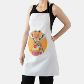 Giraffe mit Cupcake Schürze (InSitu)