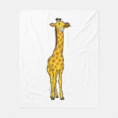 Giraffe mit Daisy Fleecedecke (Vorderseite)
