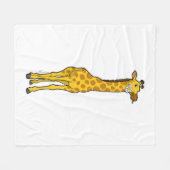 Giraffe mit Daisy Fleecedecke (Vorderseite (Horizontal))
