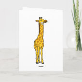 Giraffe mit Daisy Karte (Rückseite)