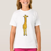 Giraffe mit Daisy T-Shirt (Vorderseite)