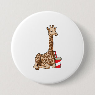Giraffe mit Drink Button