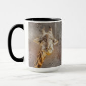 Giraffe mit einem Grin Wildlife Safari Tier Tasse (Links)