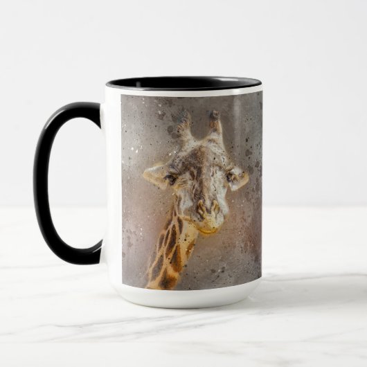 Giraffe mit einem Grin Wildlife Safari Tier Tasse (Links)