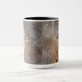 Giraffe mit einem Grin Wildlife Safari Tier Tasse (Zentrum)