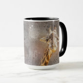 Giraffe mit einem Grin Wildlife Safari Tier Tasse (VorderseiteRechts)