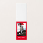 Giraffe mit einem Weihnachtshut (Außenseite Aufgefaltet)