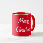 Giraffe mit einem Weihnachtshut Tasse (VorderseiteRechts)