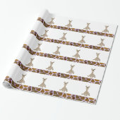 Giraffe mit Giraffe Pelz drucken Geschenkpapier (Ungerollt)