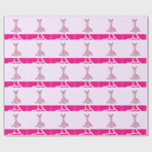 Giraffe mit Giraffe Pelz drucken Geschenkpapier (Flach)