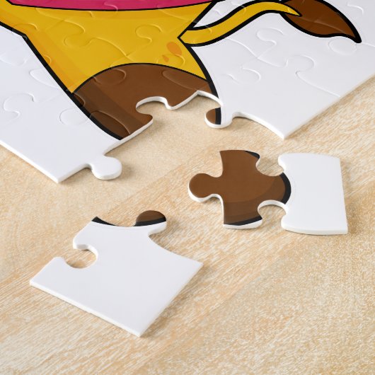 Giraffe mit Herz Puzzle (Seite)