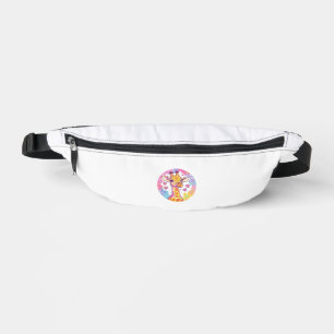 Giraffe mit Herzen Adorable farbenfrohe Liebe Bauchtasche