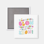 Giraffe mit Herzgles Liebe Feier Valentine Magnet (Vorderseite/Rückseite)