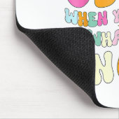 Giraffe mit Herzgles Liebe Feier Valentine Mousepad (Ecke)